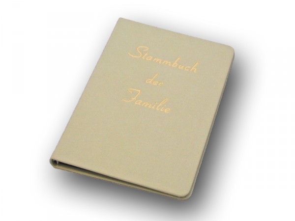 Stammbuch der Familie im Standesamt-Format, creme-weiss