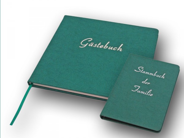 Set | Stammbuch & Gästebuch, türkis