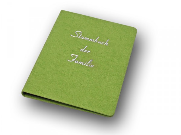 Stammbuch der Familie A5, grün