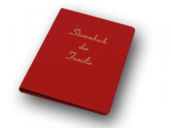 Stammbuch der Familie A5, rot