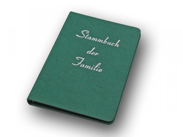 Stammbuch der Familie im Standesamt-Format, türkis